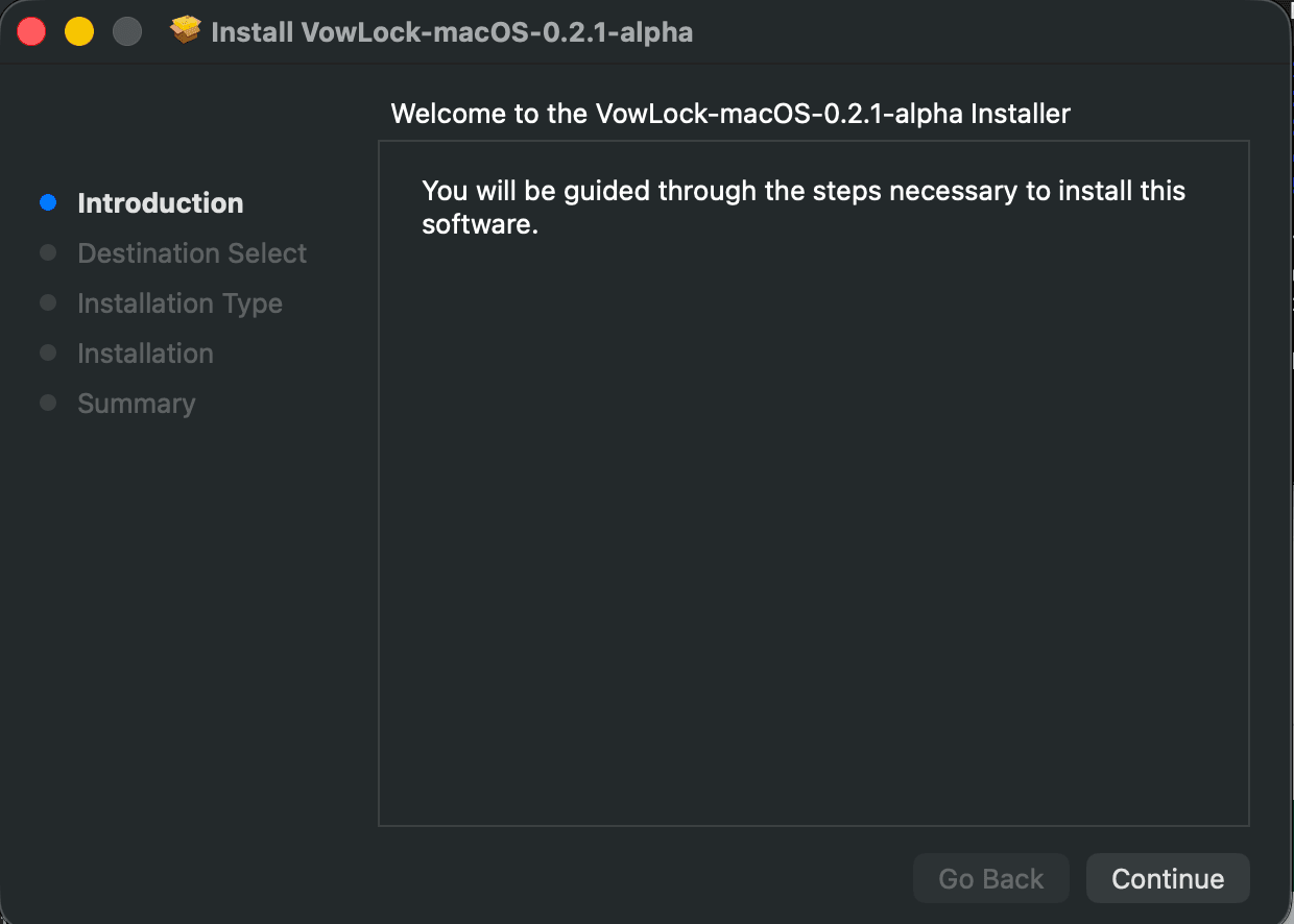 Run Apple’s installer